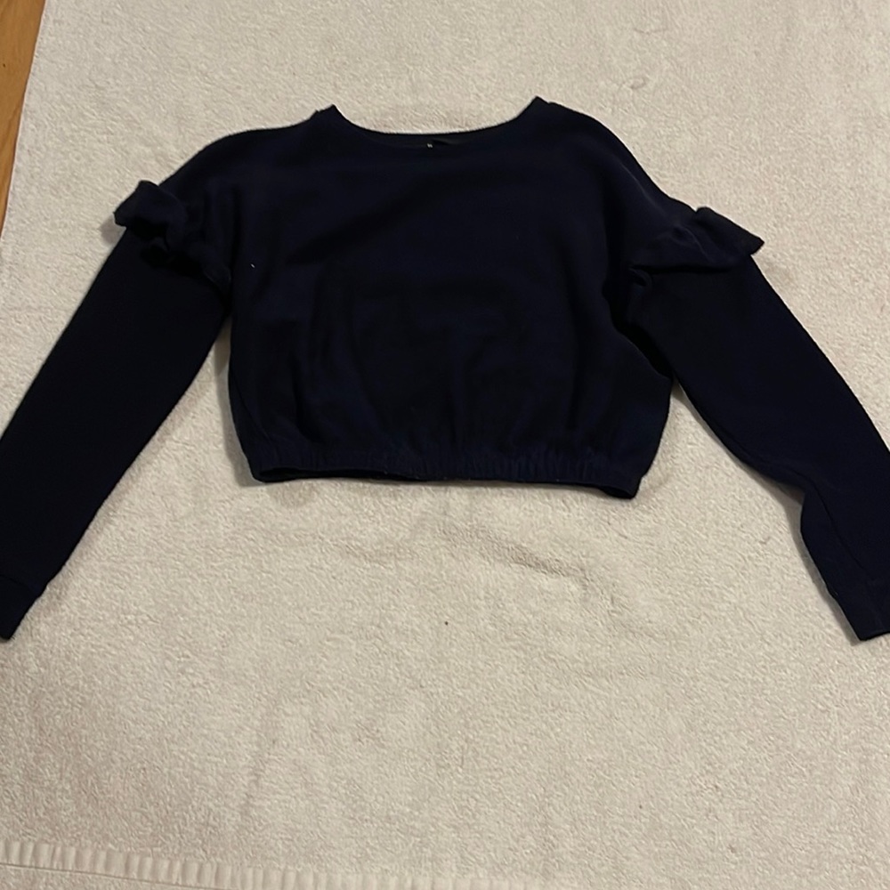 Forever21 crop top sweater size small pre-owned